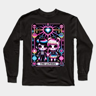 The Lovers Tarot Card Kawaii Cute Pastel Goth Long Sleeve T-Shirt